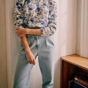 Sezane Sidney Trousers/Jeans blue snow